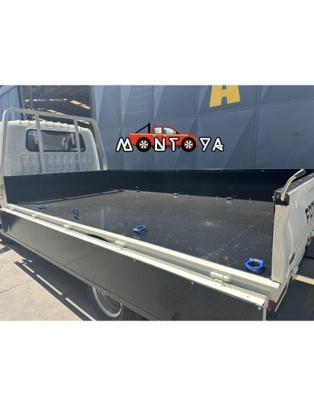 CUBRE PICK UP DIAMANTADO DE FIERRO NEGRO