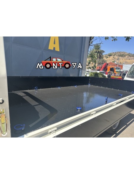 CUBRE PICK UP DIAMANTADO DE FIERRO NEGRO