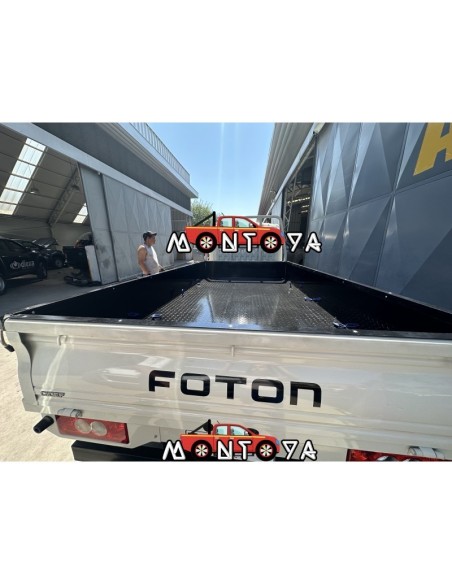 CUBRE PICK UP DIAMANTADO DE FIERRO NEGRO