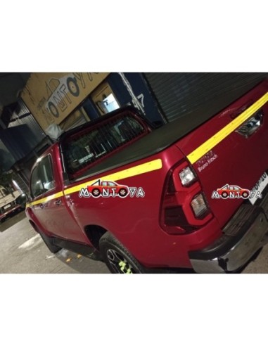 Barra Porta Objeto // Malla Protectora Luneta con Soporte Vehículo Liviano