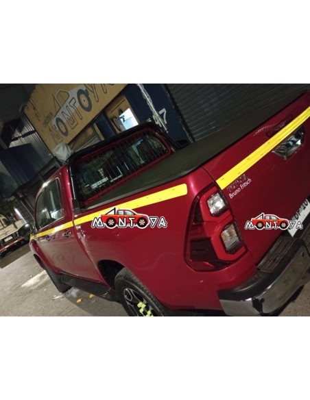 Barra Porta Objeto // Malla Protectora Luneta con Soporte Vehículo Liviano