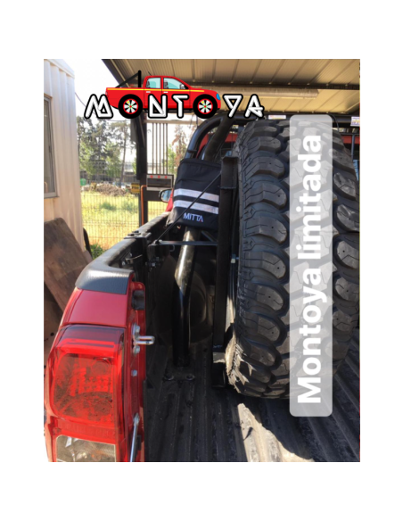 Porta Neumático a la Baranda Con Cono