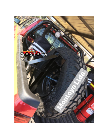 Porta Neumático a la Baranda Con Cono