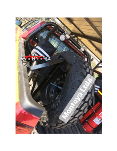 Porta Neumático a la Baranda Con Cono