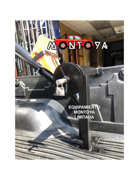 Porta Neumático a la baranda