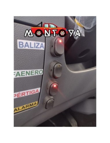 Baliza estroboscópica Ámbar/ Azul Apernada.