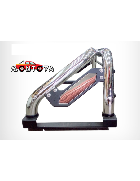 BARRA A LA BARANDA CROMADA / ACERO INOXIDABLE VEHICULO LIVIANO
