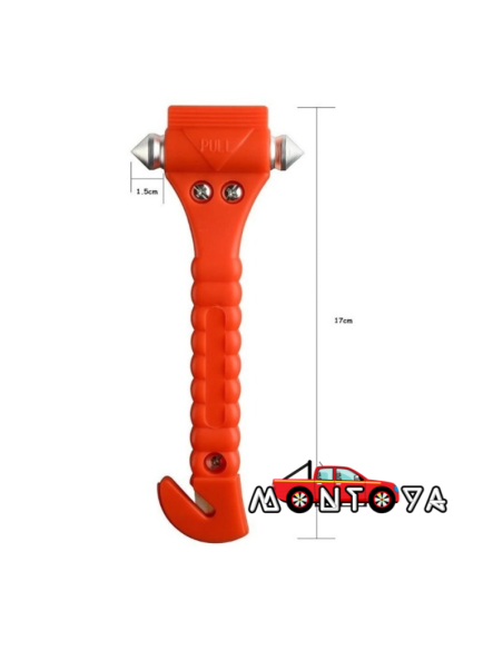 CORTA CINTURÓN DE SEGURIDAD Y ROMPE VIDRIOS