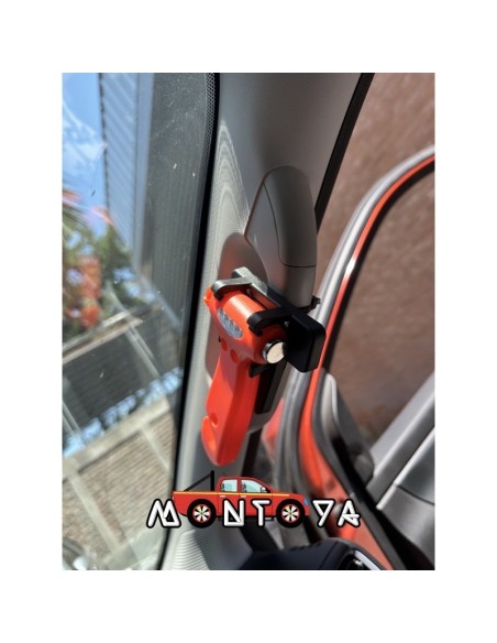 CORTA CINTURÓN DE SEGURIDAD Y ROMPE VIDRIOS