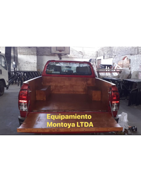 Cubre pick up de Madera