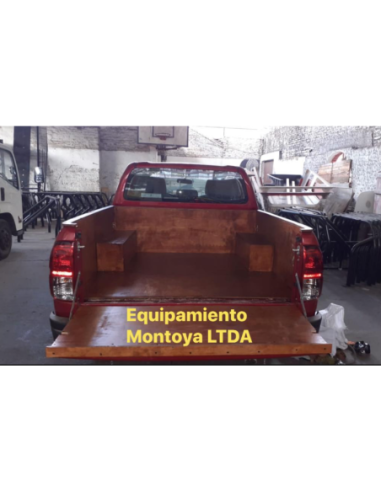 Cubre pick up de Madera